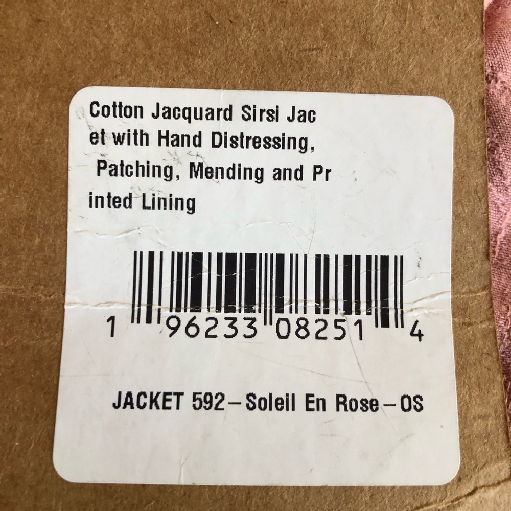 NWT MAGNOLIA PEARL Floral Soleil En Rose Pink Sirsi Jacket sold out - Picture 11 of 14